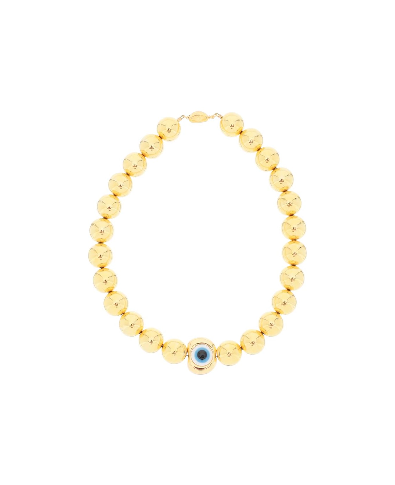 Timeless Pearly Ball Necklace - GOLD (Gold)