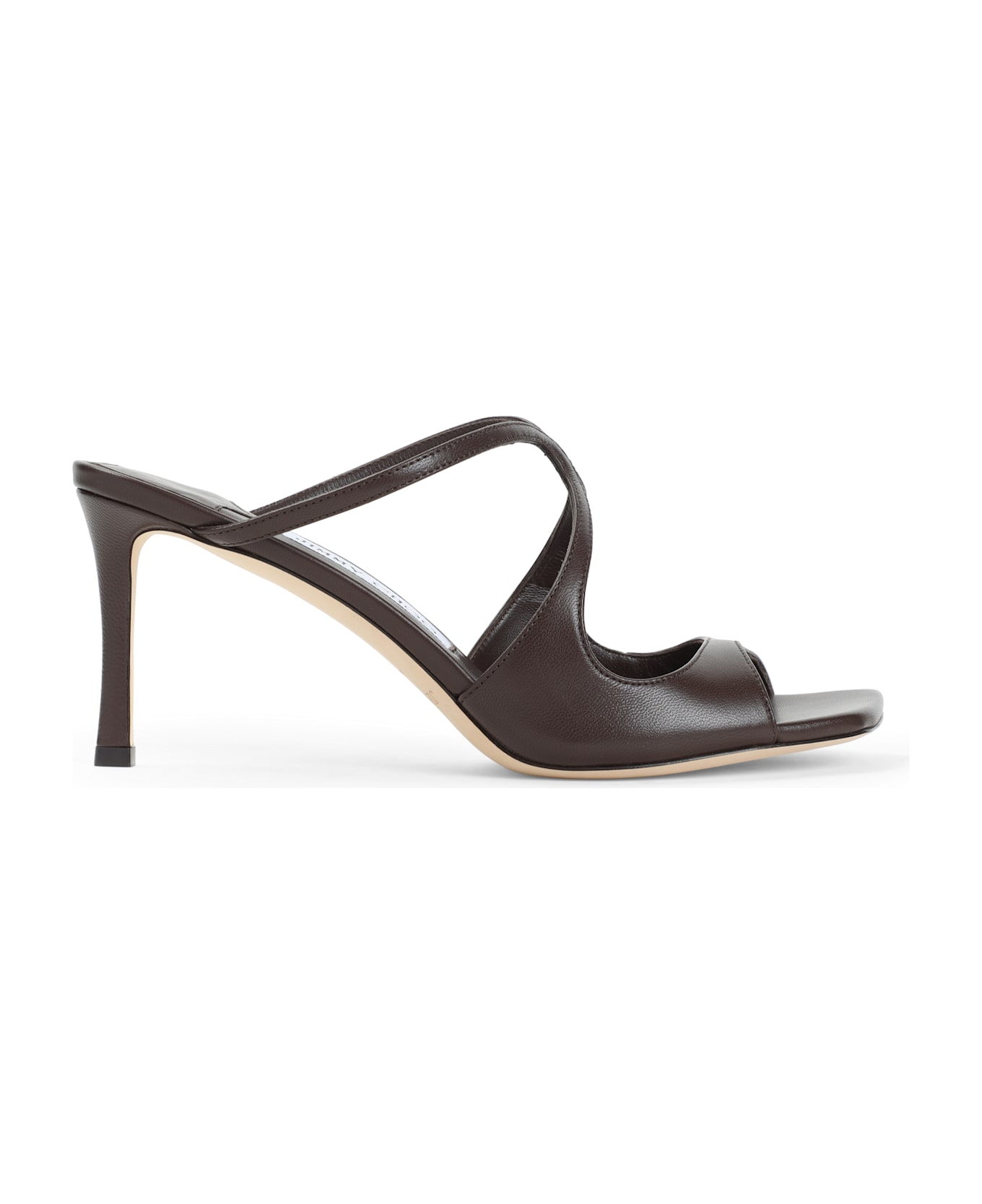 Jimmy Choo Anise 75 Sandals - Chocolate