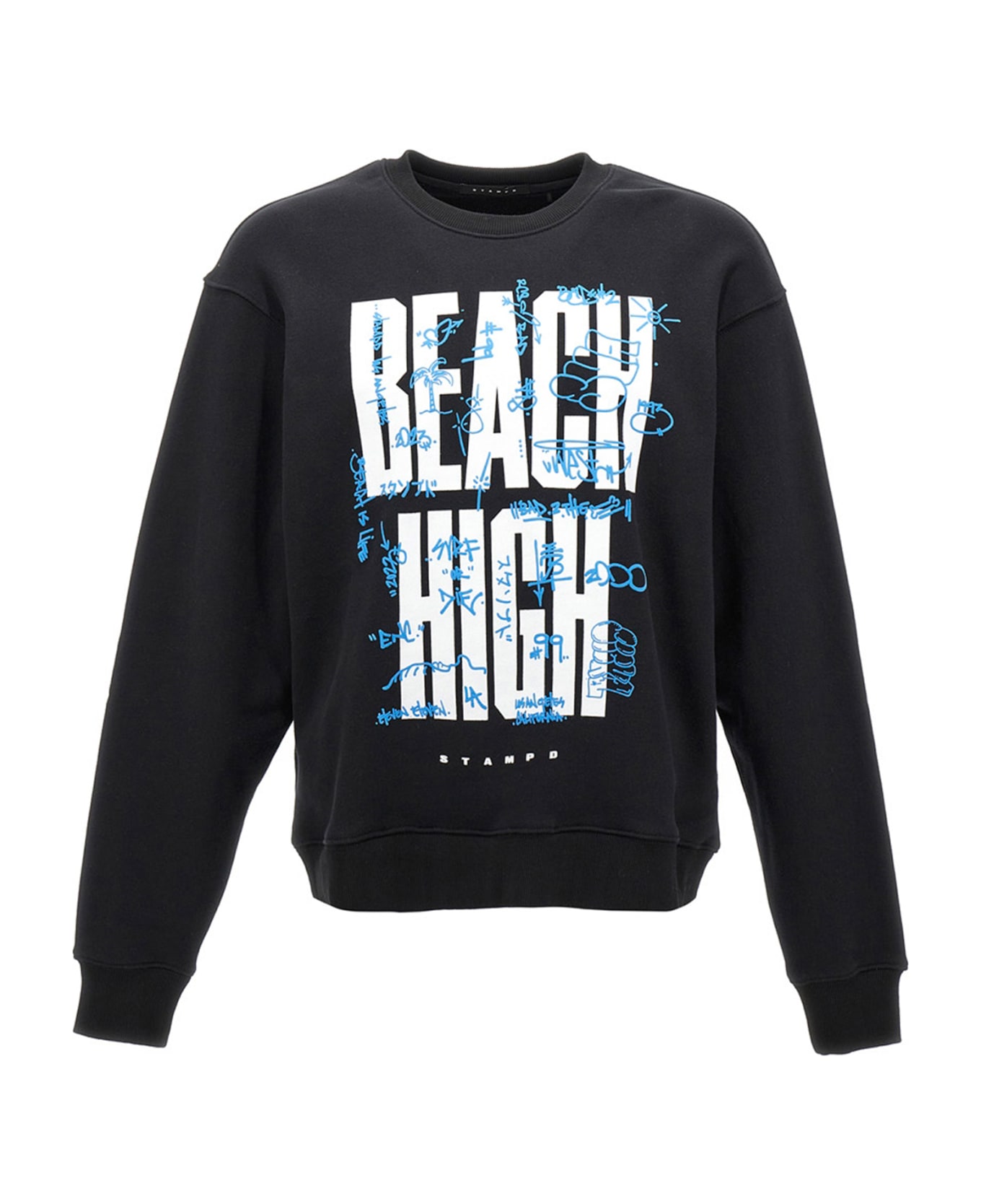 Stampd Felpa 'beach High' - Black  