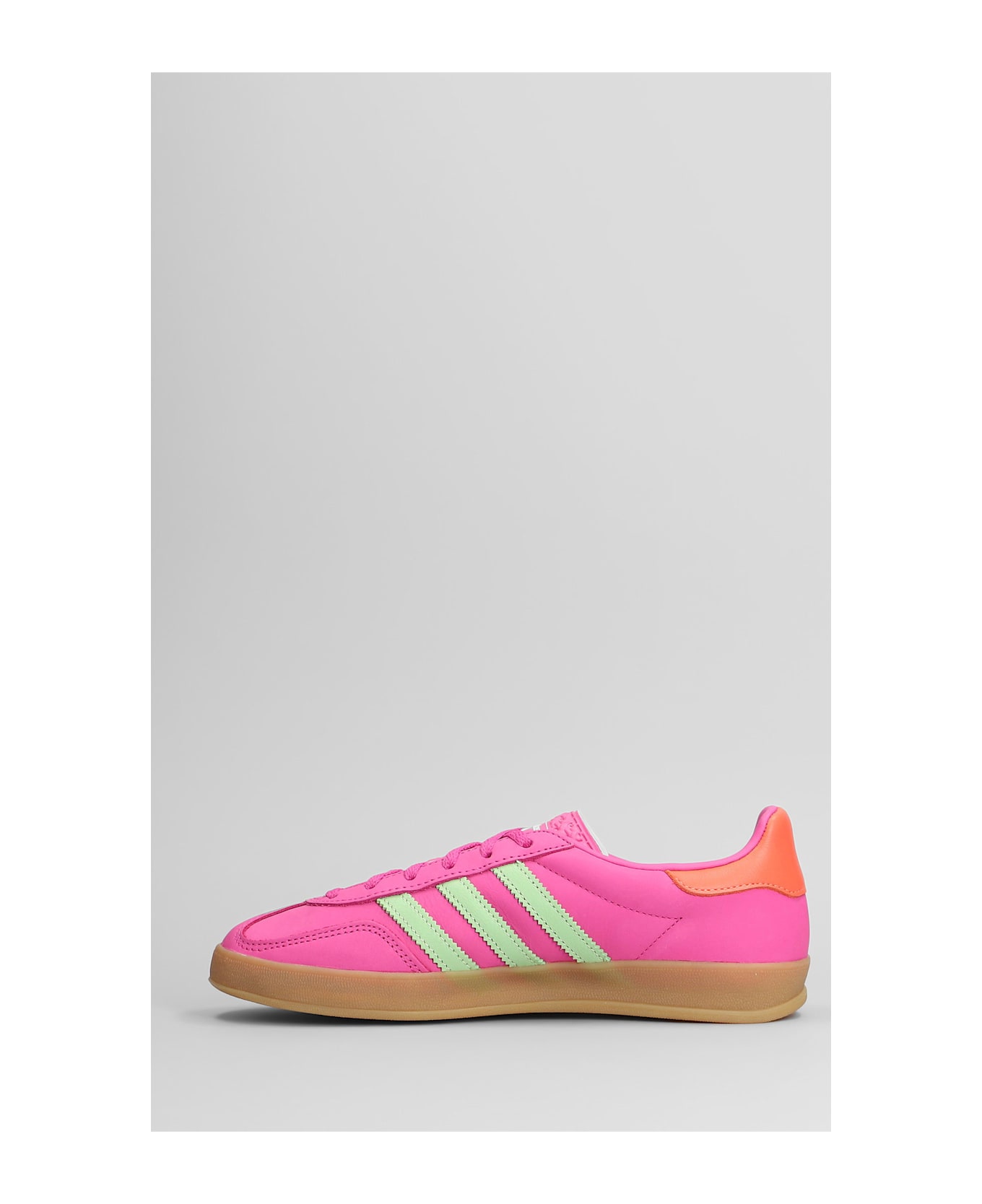 Adidas Gazelle Indoor Sneakers In Fuxia Leather - fuxia