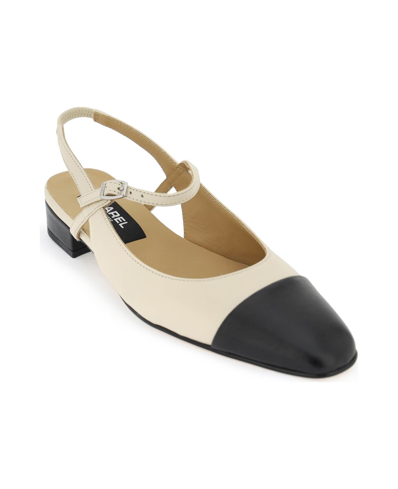 Carel Ocean Slingback - BEIGE NOIR (Beige)