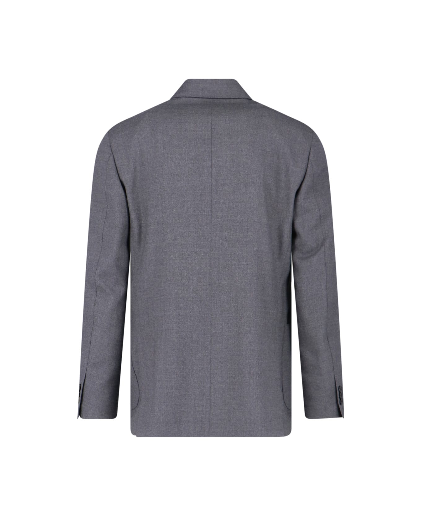 Lardini Double-breasted Virgin Wool Suit - Gray スーツ