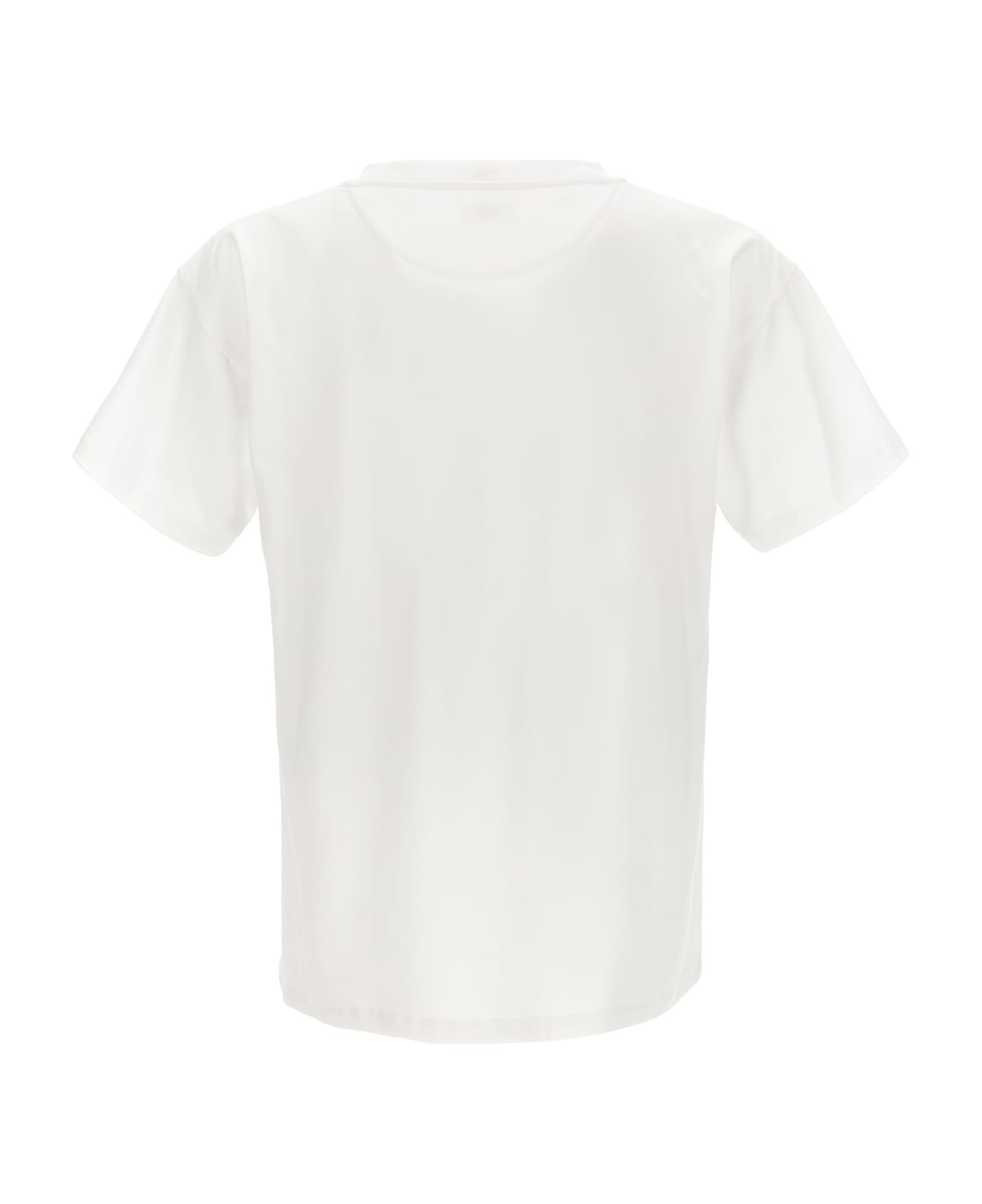 Bally Flocked Logo T-shirt - White/Black