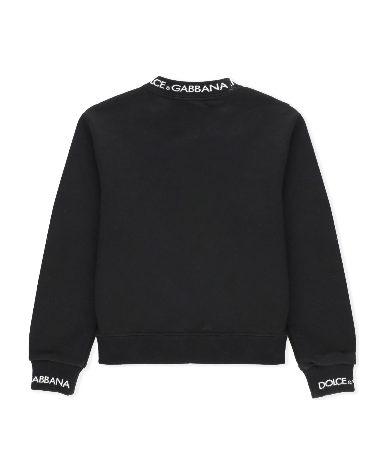 Dolce & Gabbana Cotton Sweatshirt - Black