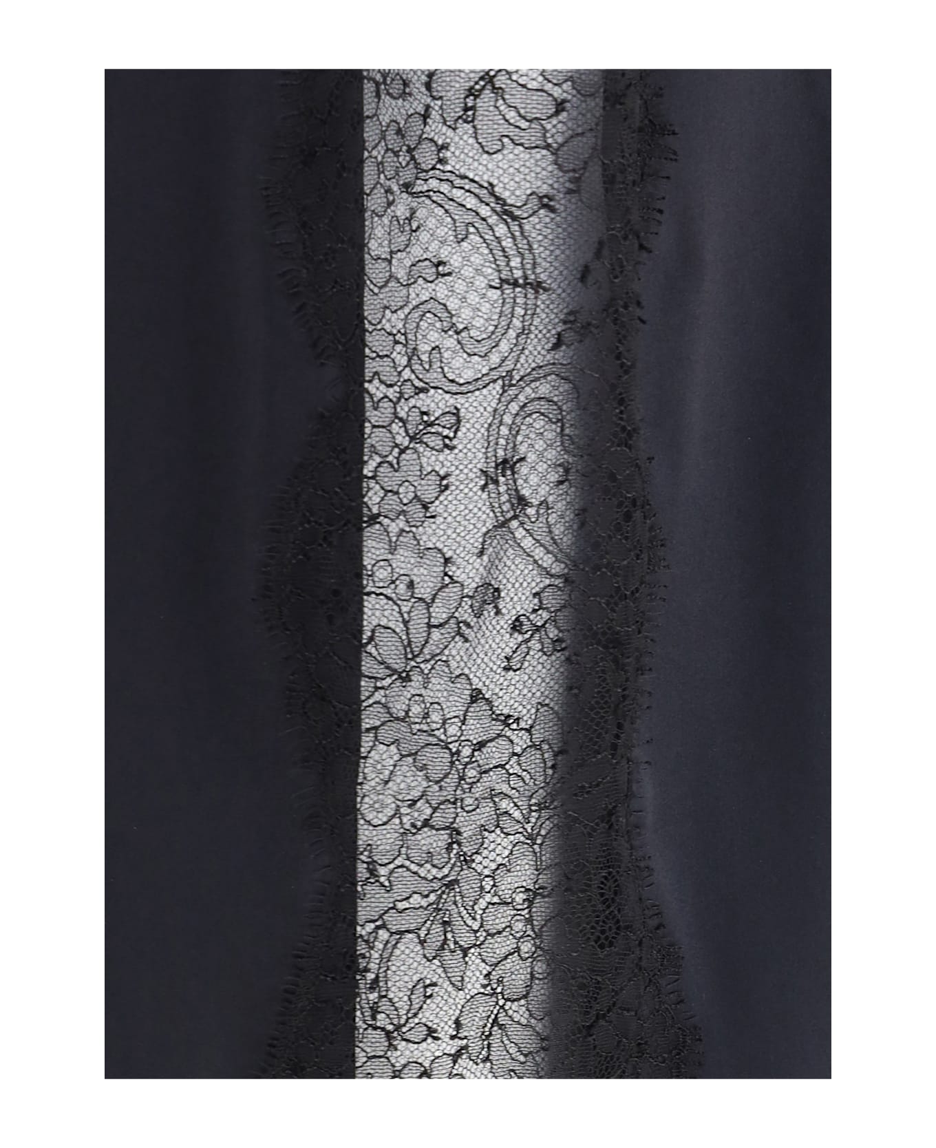 Tom Ford Satin Skirt With Lace Details