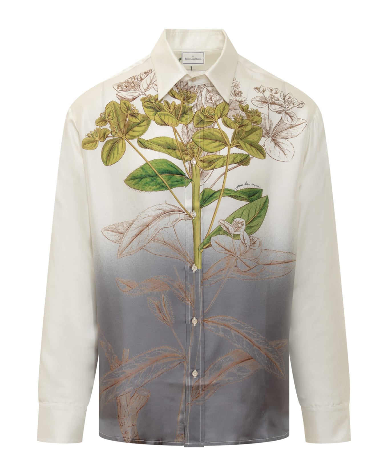 Pierre-Louis Mascia Silk Shirt - BIANCO FANTASIA シャツ