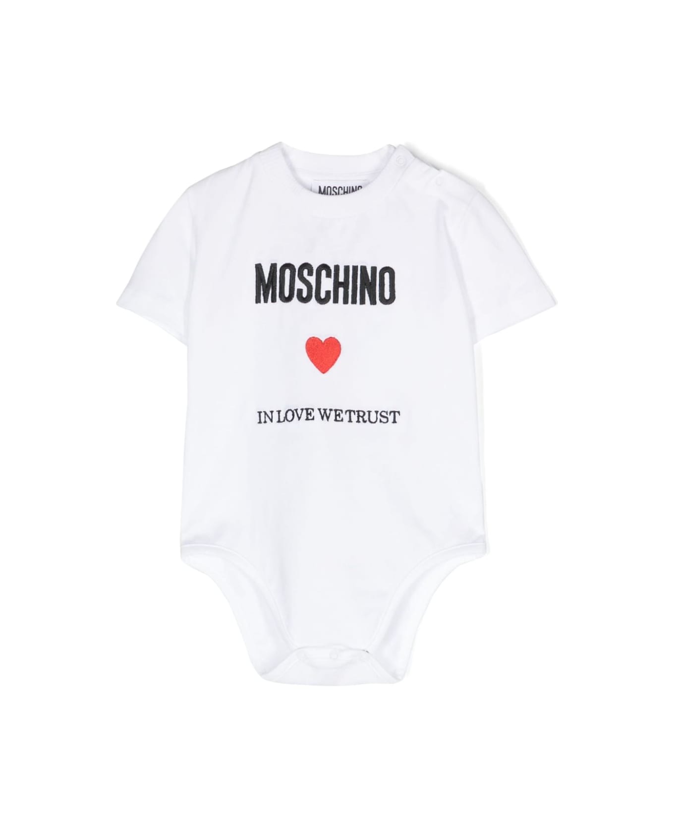 Moschino Body Con Ricamo - White ボディスーツ＆セットアップ