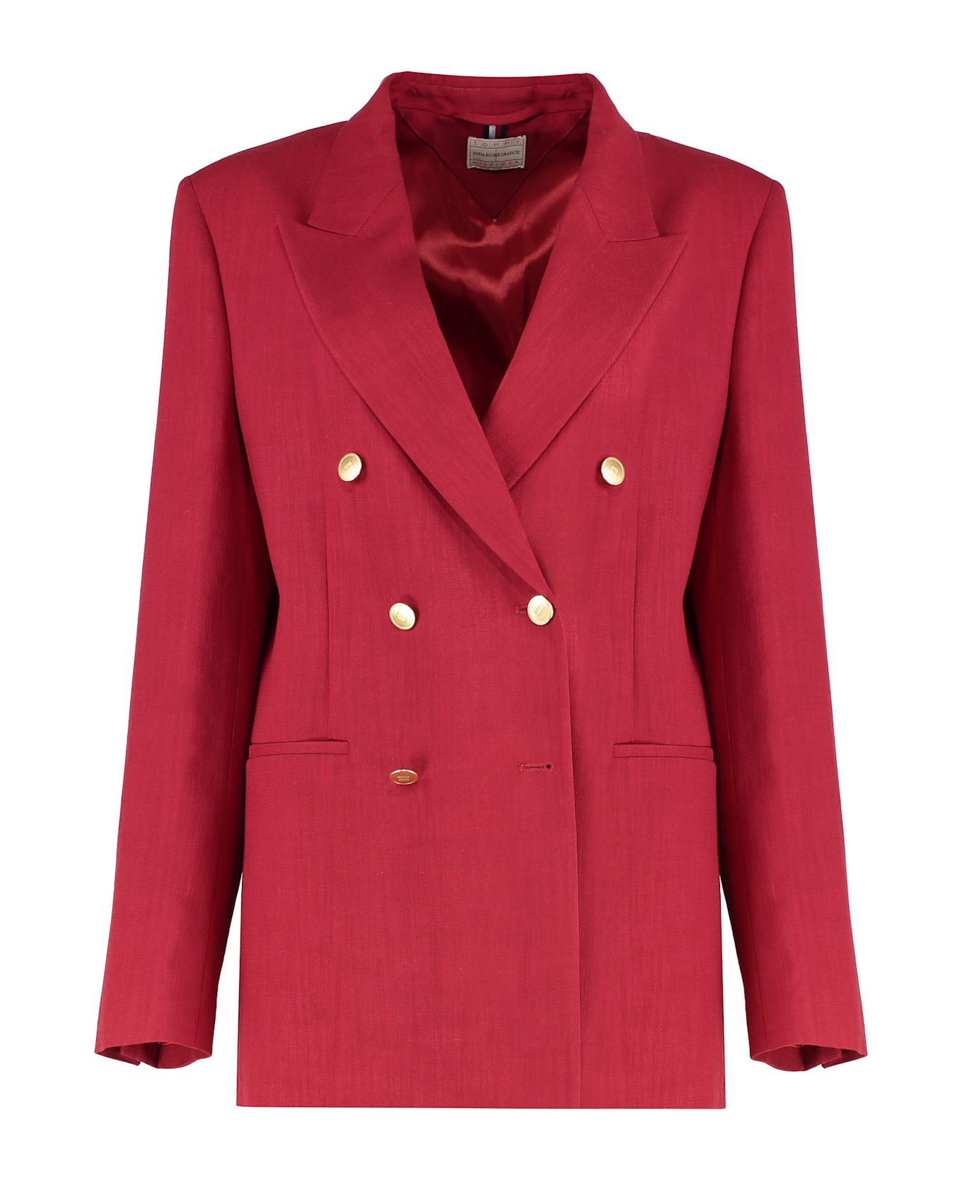 Tommy Hilfiger X Sofia Richie Grainge - Viscose Blend Blazer - red