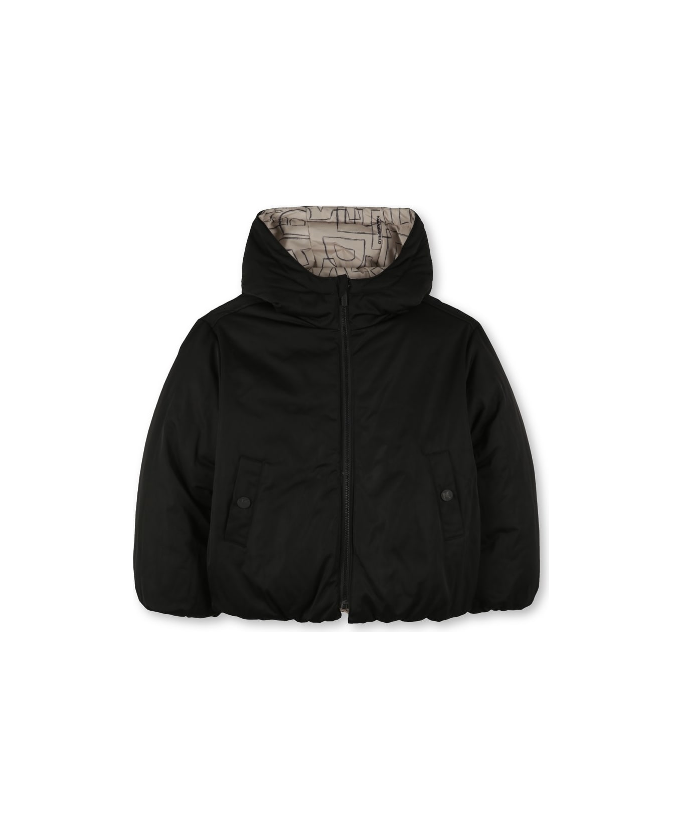 Karl Lagerfeld Reversible Down Jacket - BEIGE