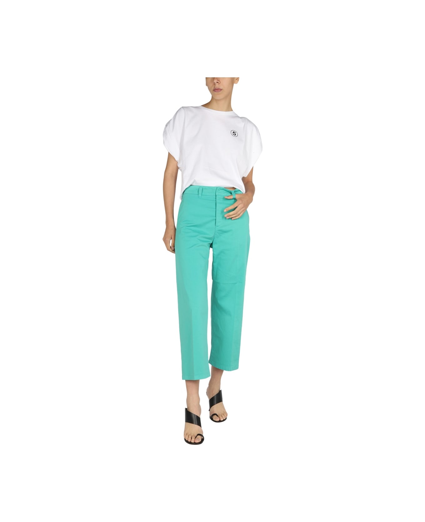 Department Five Jeans Cropped Fit - GREEN