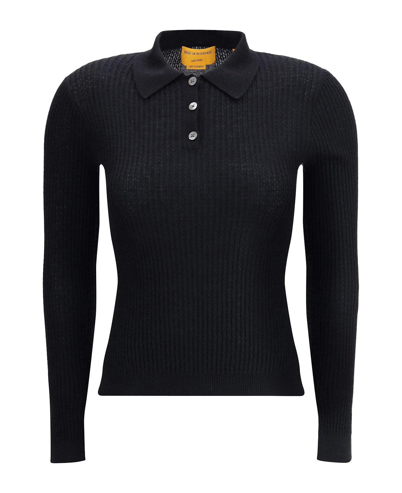Guest in Residence Cashmere Polo Sweater