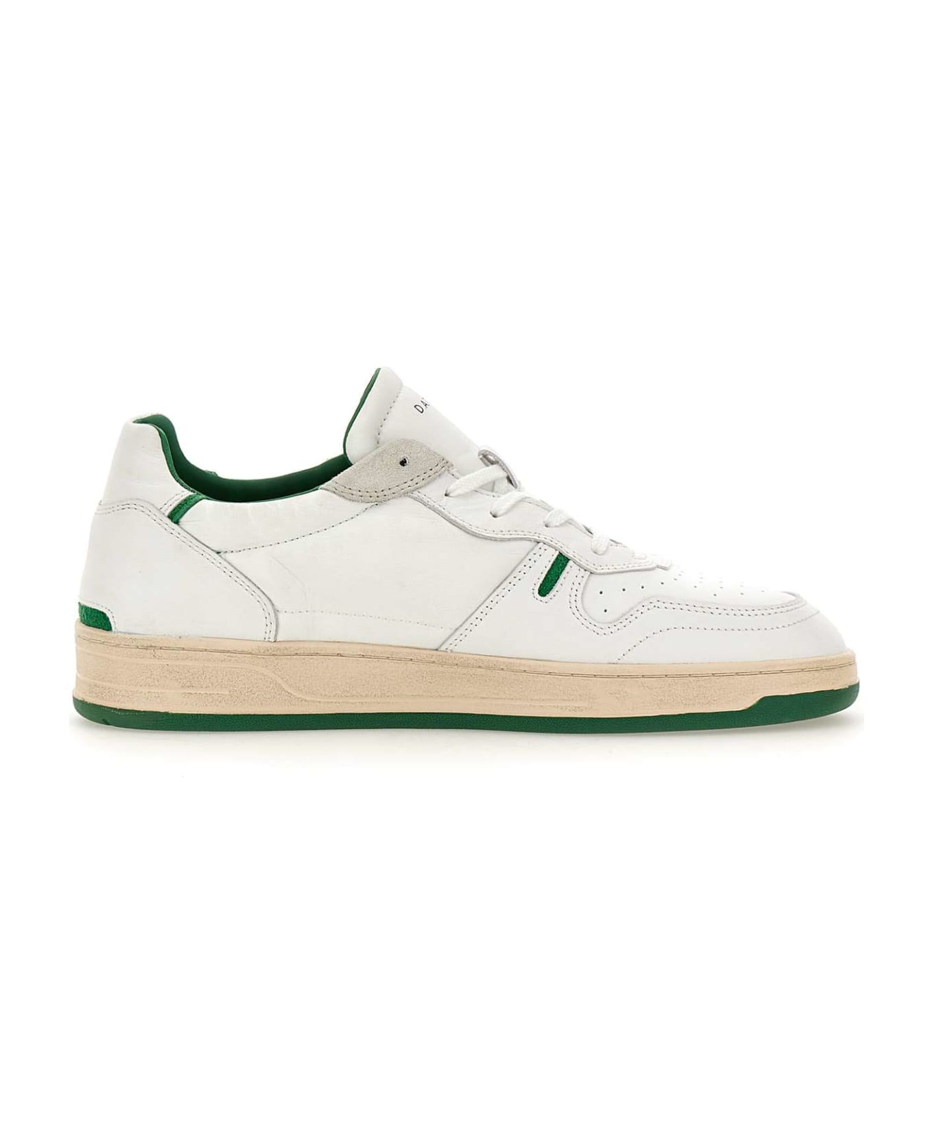 D.A.T.E. "court 2.0" Sneakers - WHITE-GREEN スニーカー
