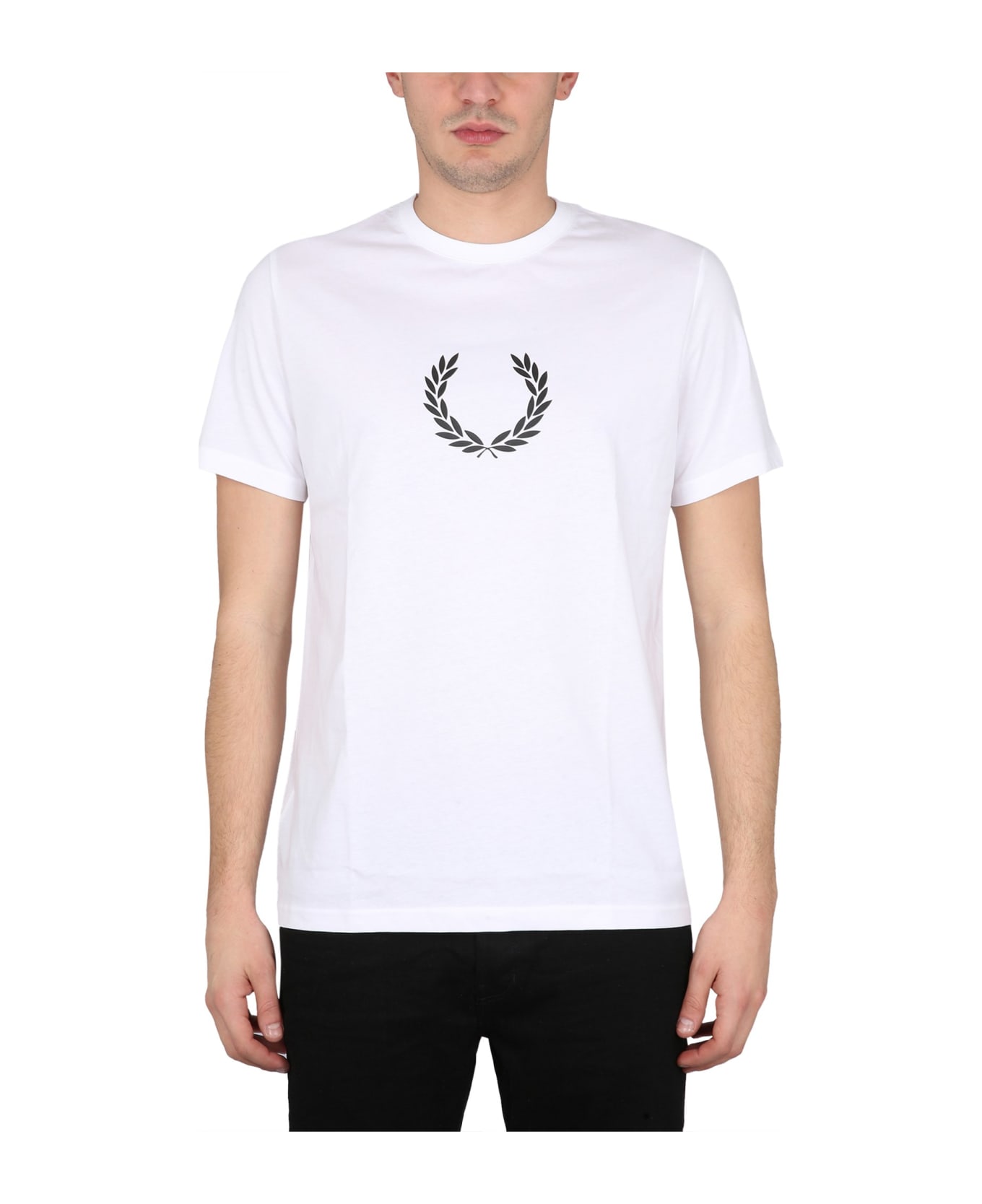 Fred Perry Crewneck T-shirt - White