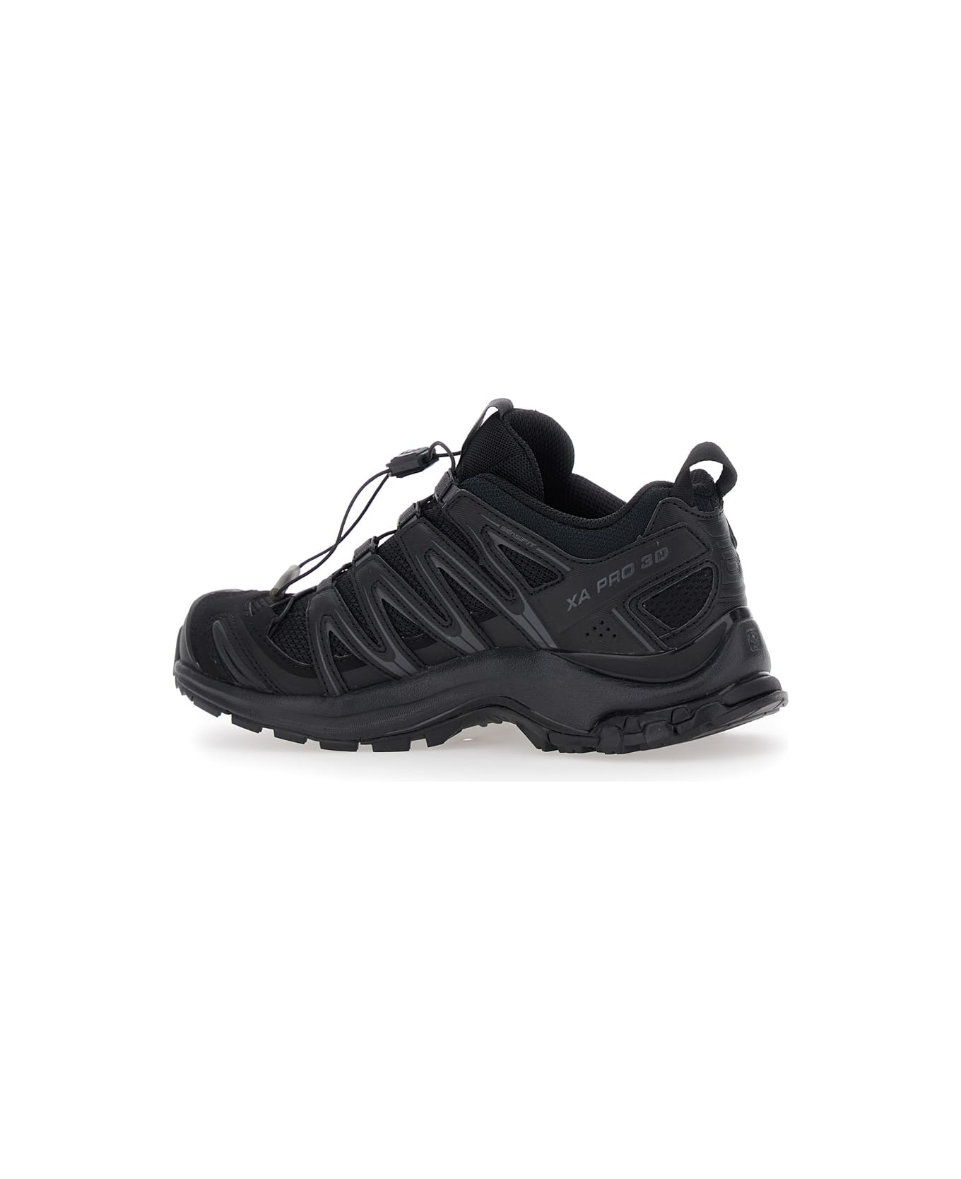 Salomon 'xa Pro 3d' Black Sneakers With Logo Patch On The Side And Panelled Design In Tech Fabric Unisex - Black