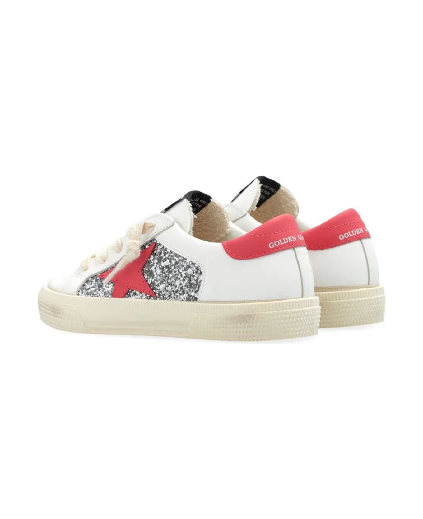 Golden Goose Kids Sneakers White - White