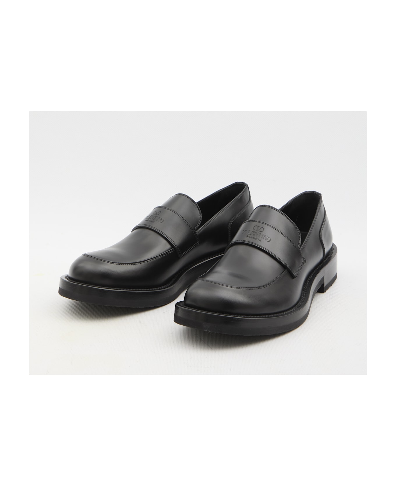 Valentino Garavani Rockstud Essential Loafers - BLACK