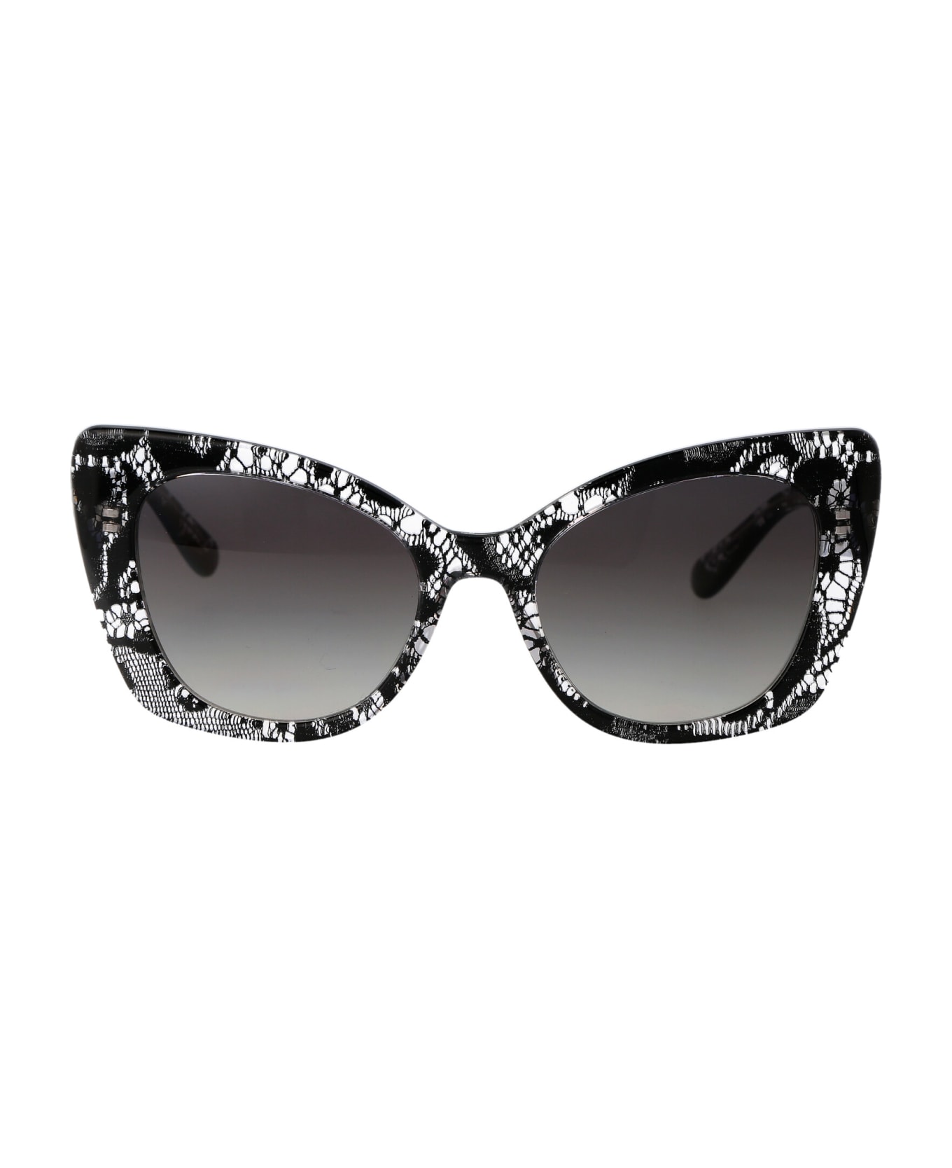 Dolce & Gabbana Eyewear 0dg4405 Sunglasses - 32878G BLACK LACE サングラス
