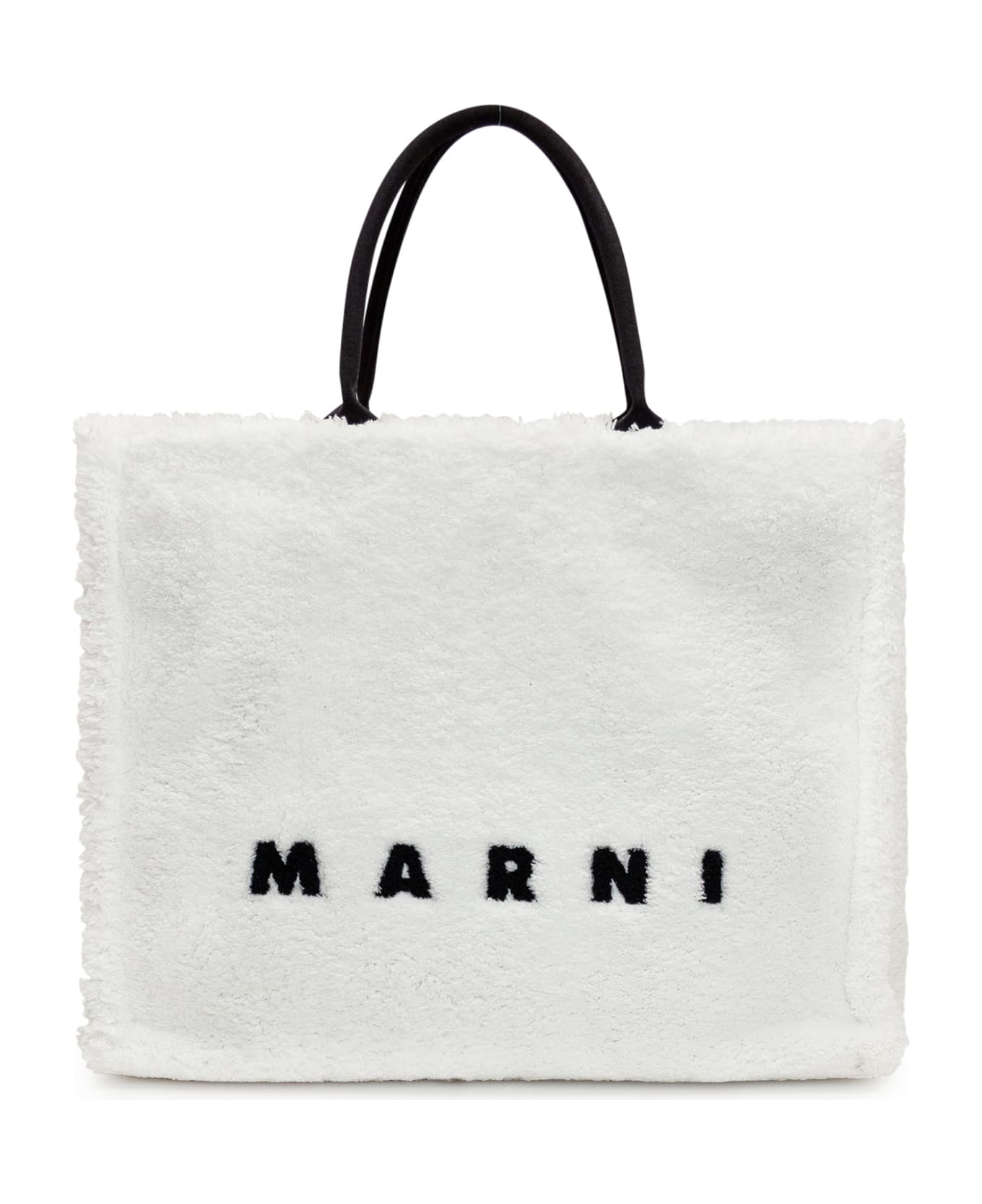 Marni Sponge Shopping Bag - BIANCO