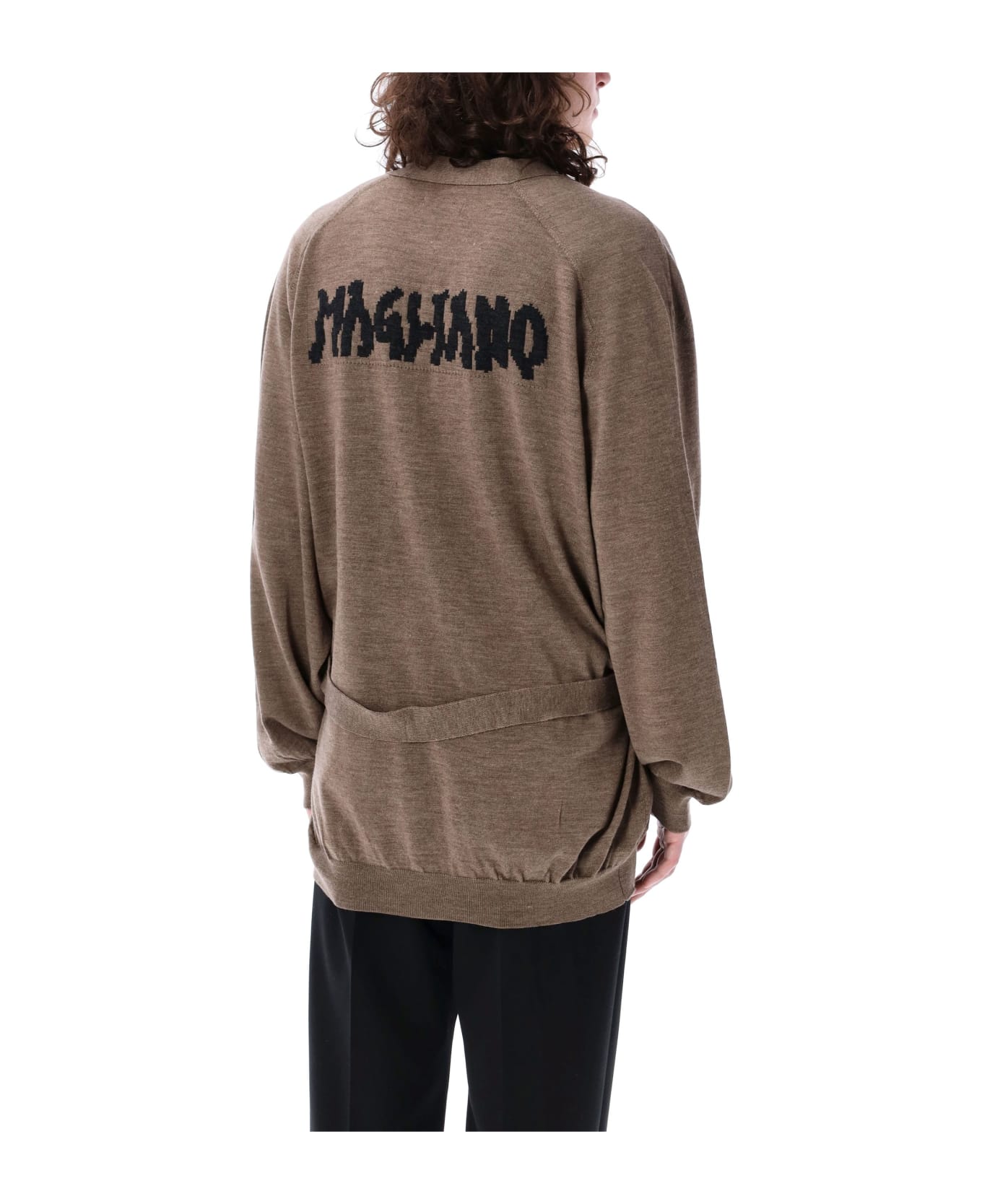 Magliano Oversized Granpa Cardigan - BEIGE