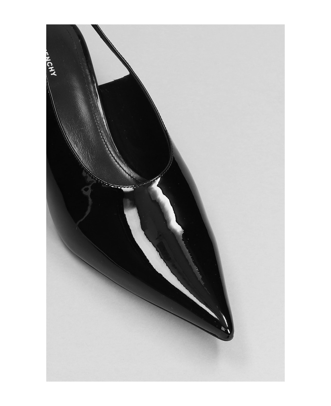 Givenchy Slipper-mule In Black Patent Leather - black