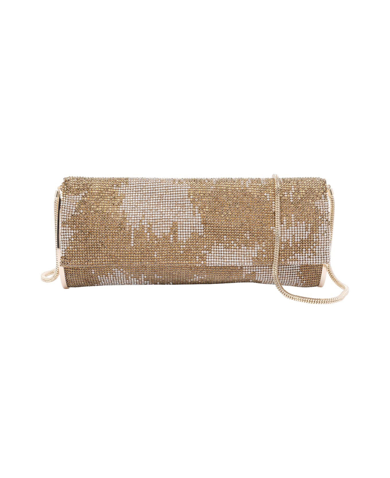 Benedetta Bruzziches Kate Crystals Crossbody Bag - Golden