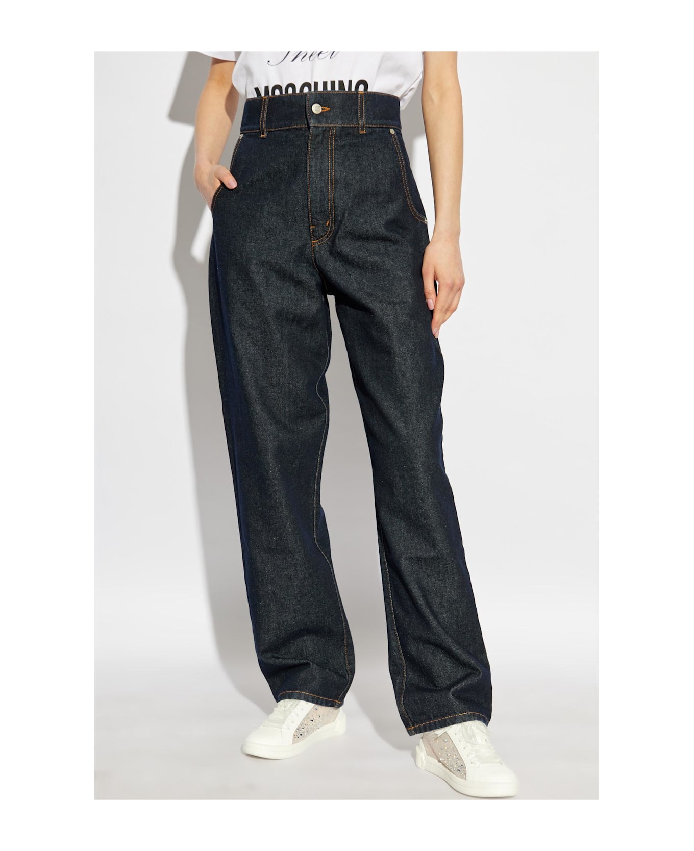 Moschino High-waisted Jeans - BLUE