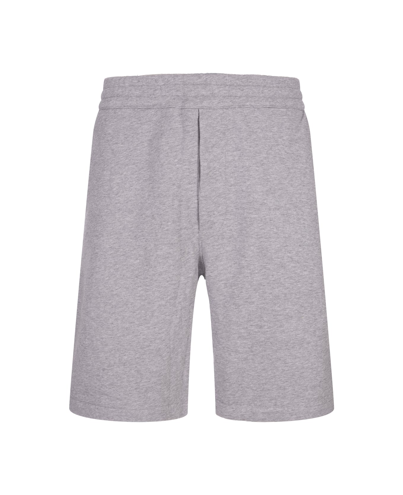 Alexander McQueen Logo Tape Detail Shorts - Grey ショートパンツ