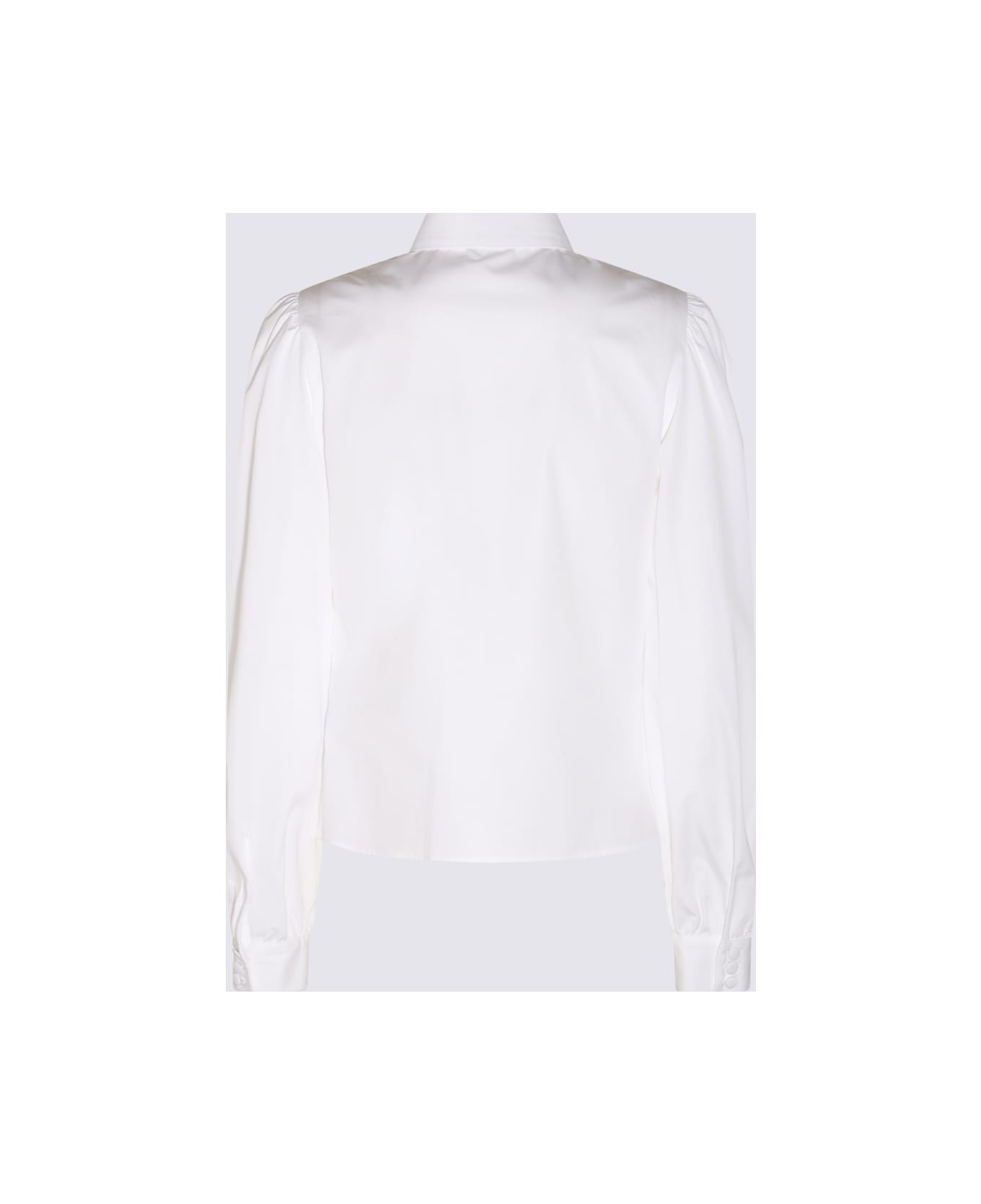 Etro White Multicolour Cotton Shirt - White ブラウス