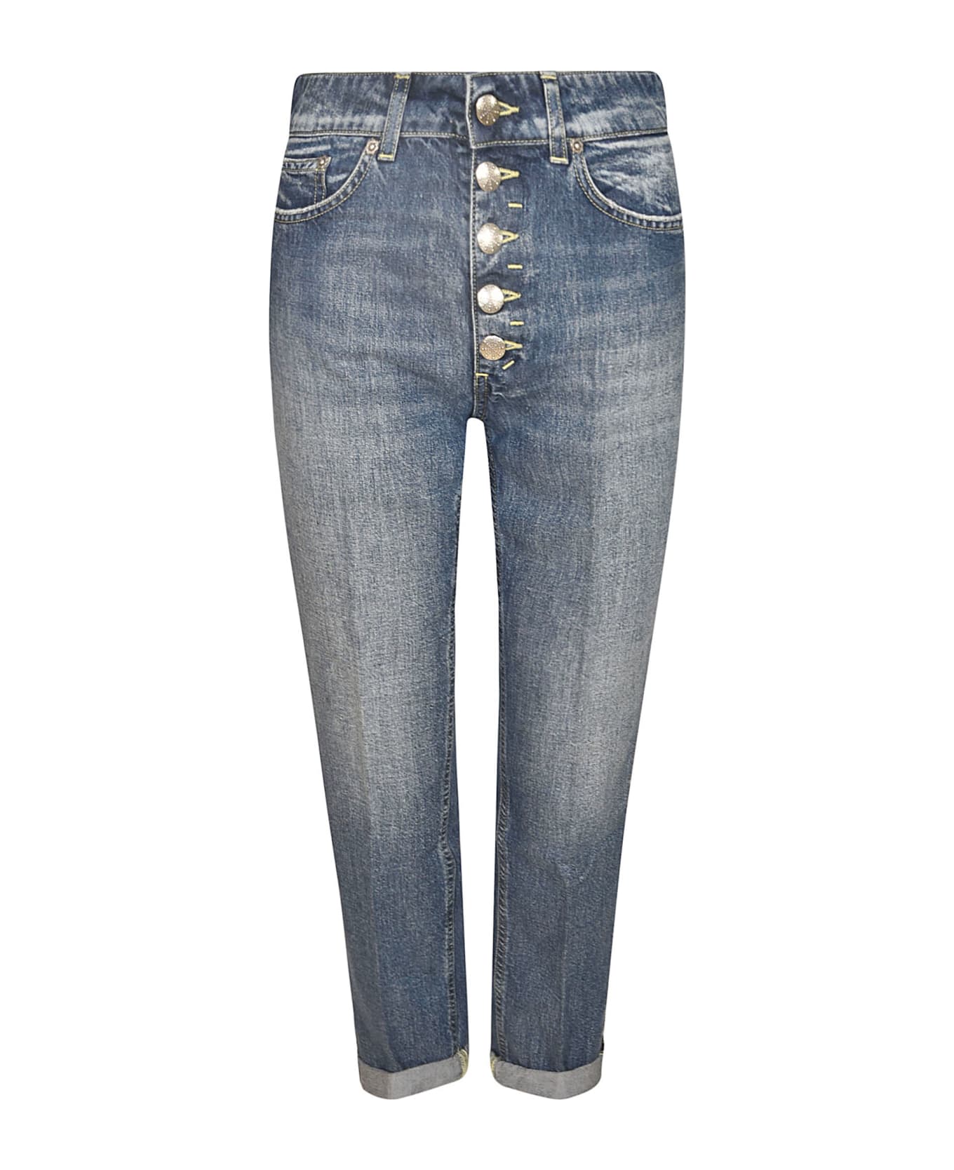 Dondup Buttoned Cropped Jeans Dondup
