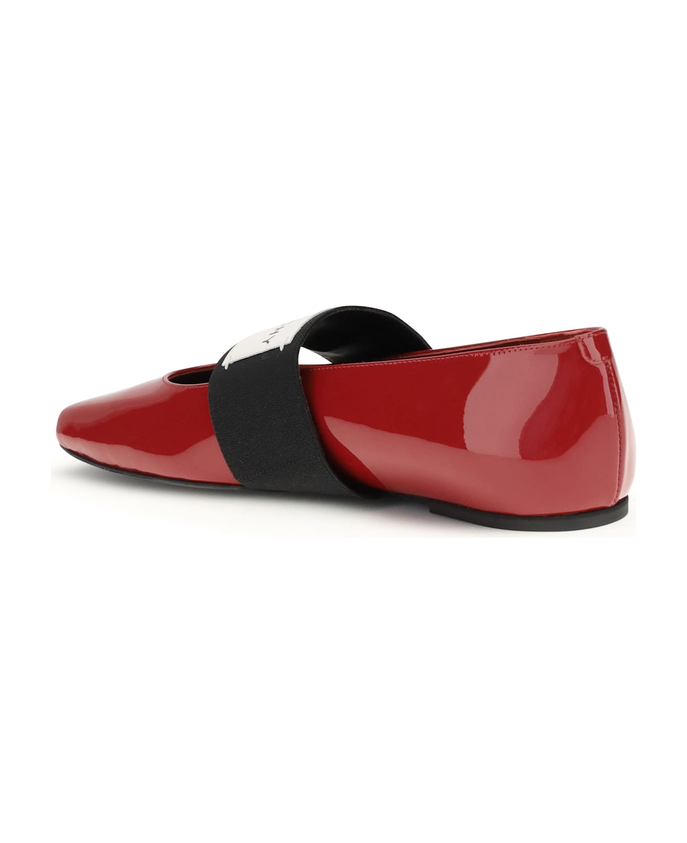 Givenchy Patent-leather Squared Ballerinas