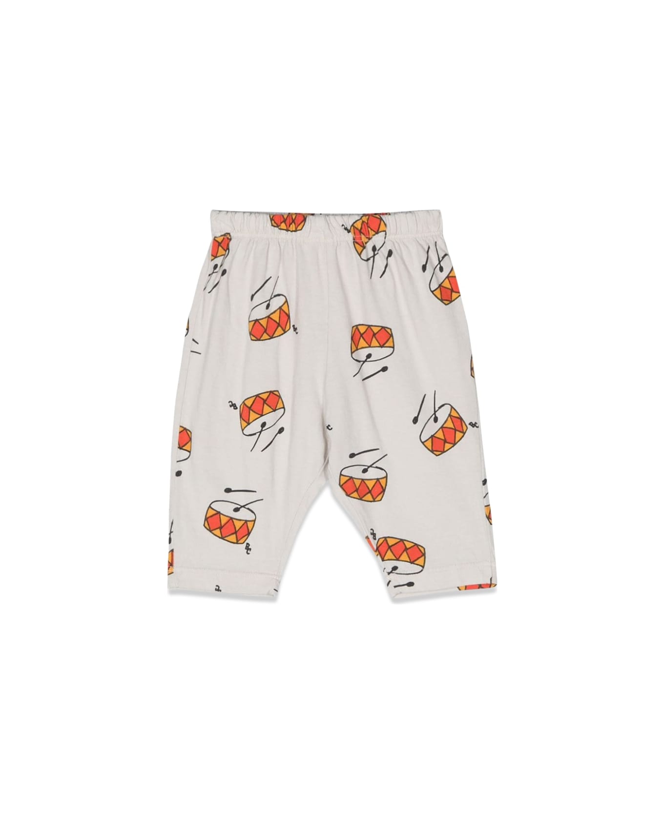 Bobo Choses Baby Play The Drum All Over Jersey Pants - BEIGE