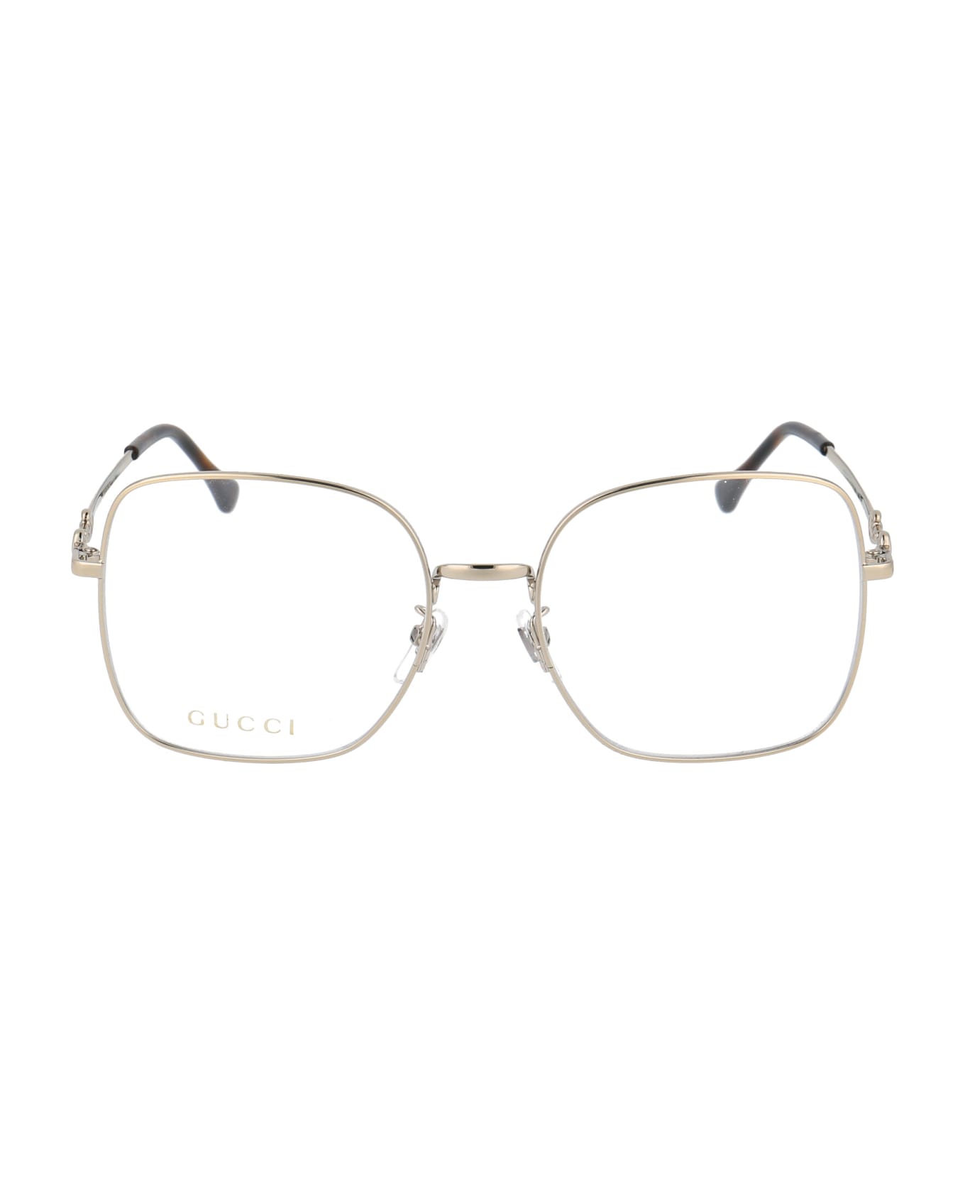 Gucci Eyewear Gg0883oa Glasses - 003 GOLD GOLD TRANSPARENT