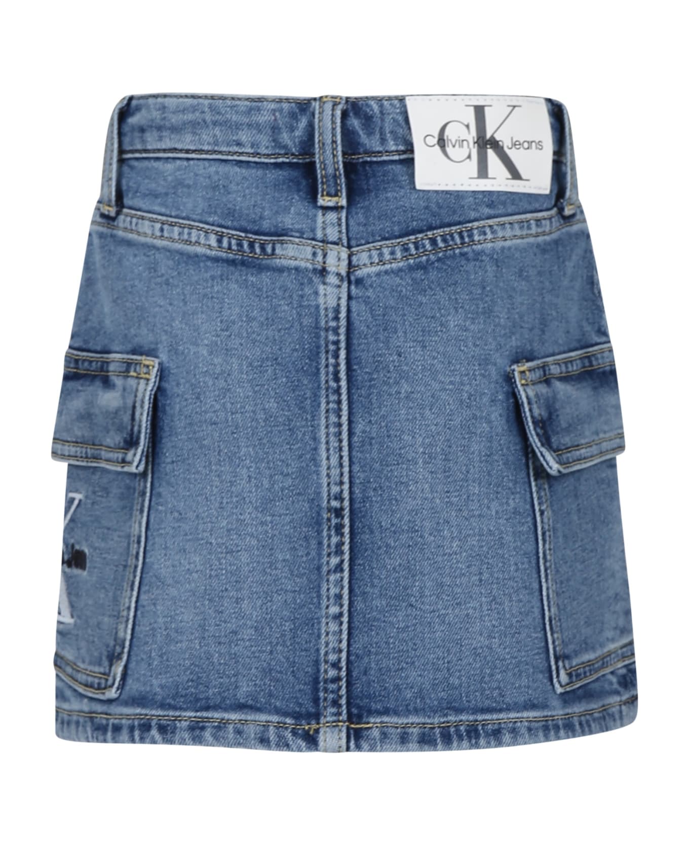 Calvin Klein Casual Denim Skirt For Girl - Denim ボトムス