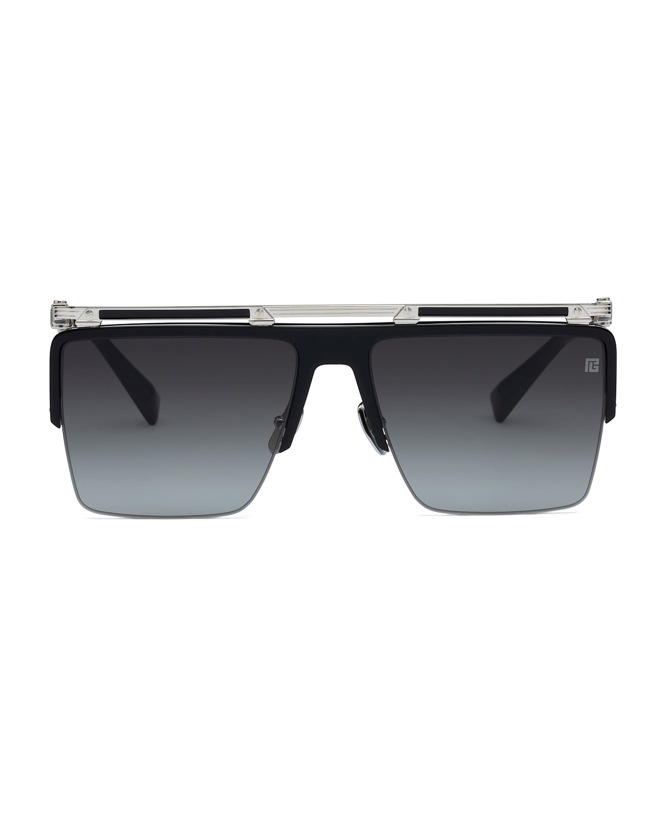 Balmain Triomphe - Black / Silver Sunglasses - Silver