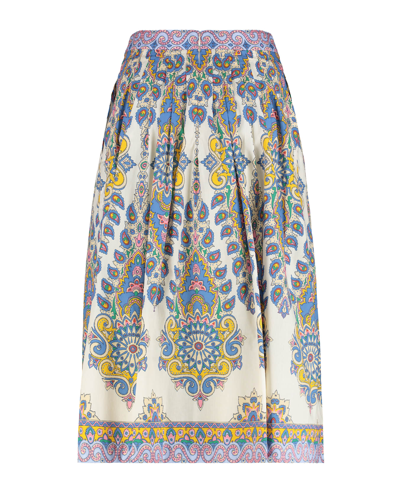 Etro Printed Poplin Skirt - Multicolor