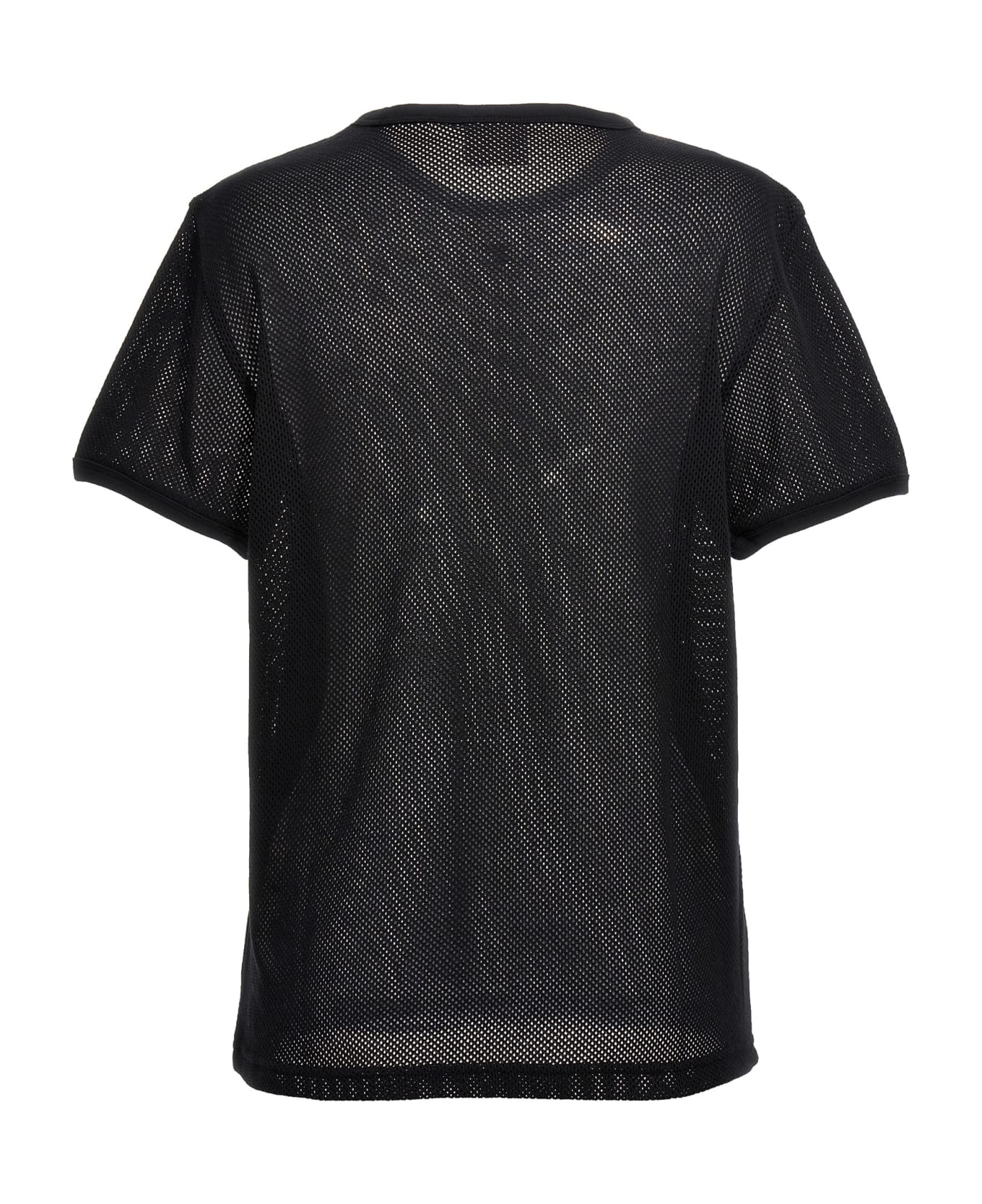 Courrèges Mesh T-shirt - Black シャツ