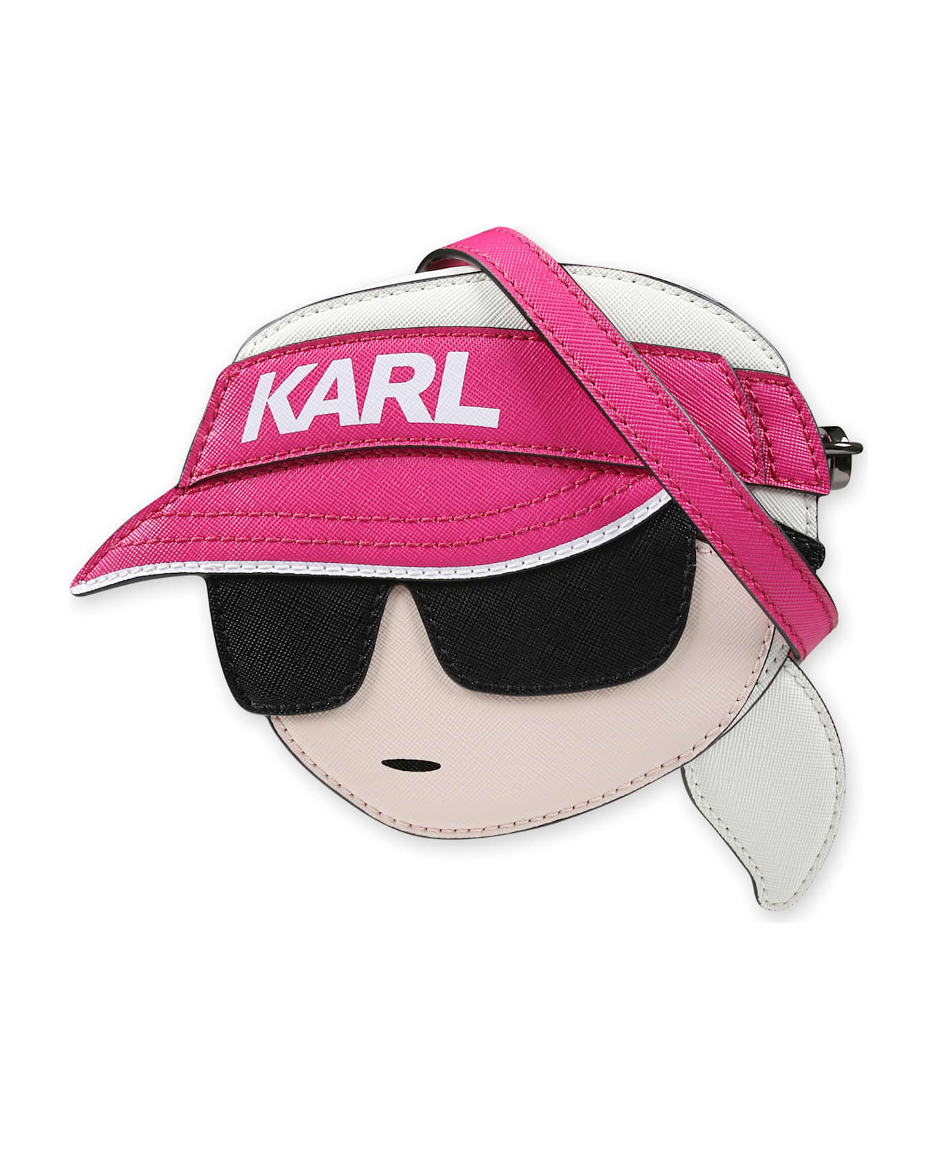 Karl Lagerfeld Kids Fuchsia Bag For Girl With Karl Lagerfeld - Fuchsia