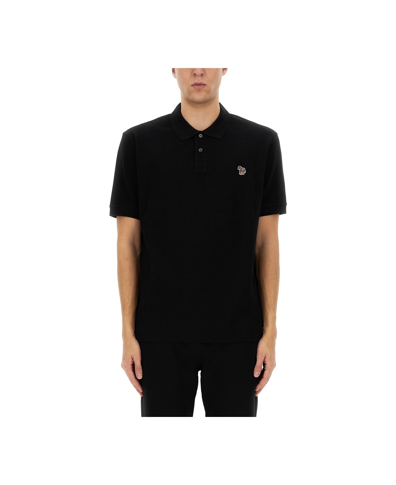 Paul Smith 
zebra
 Polo. - BLACK