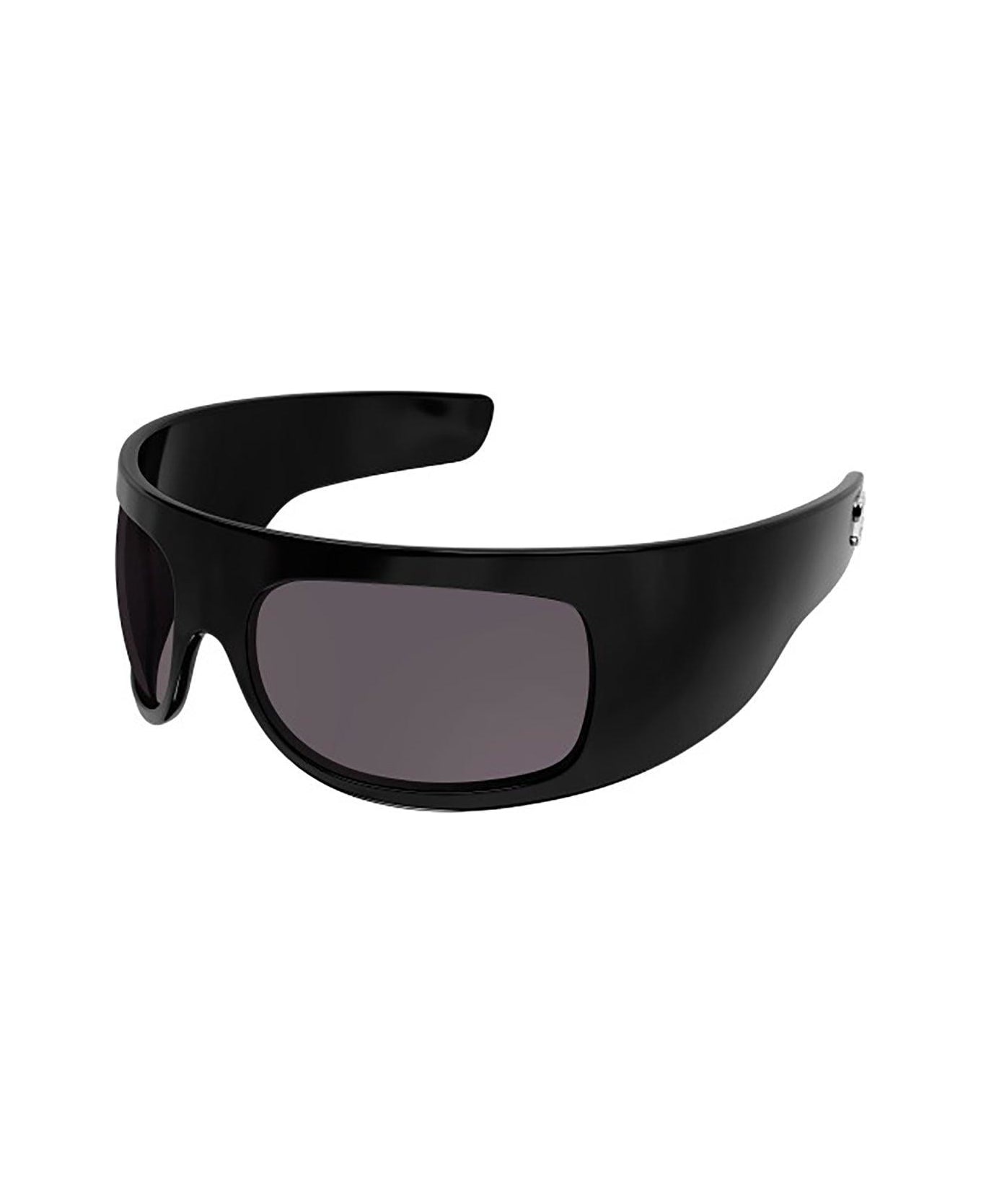 Gucci Eyewear Oversized Frame Sunglasses - 004 black black grey