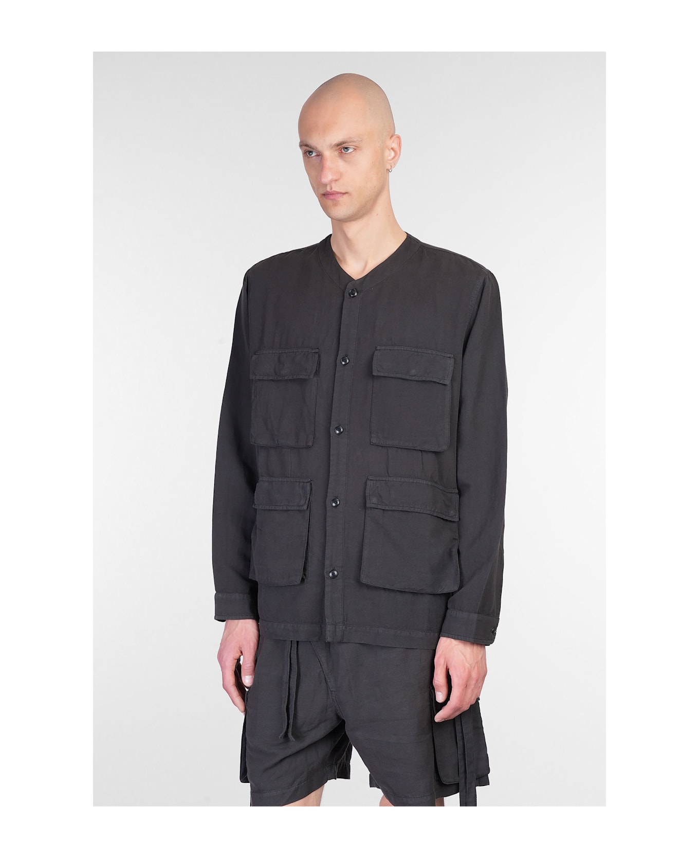 Maharishi Casual Jacket In Black Cotton - black