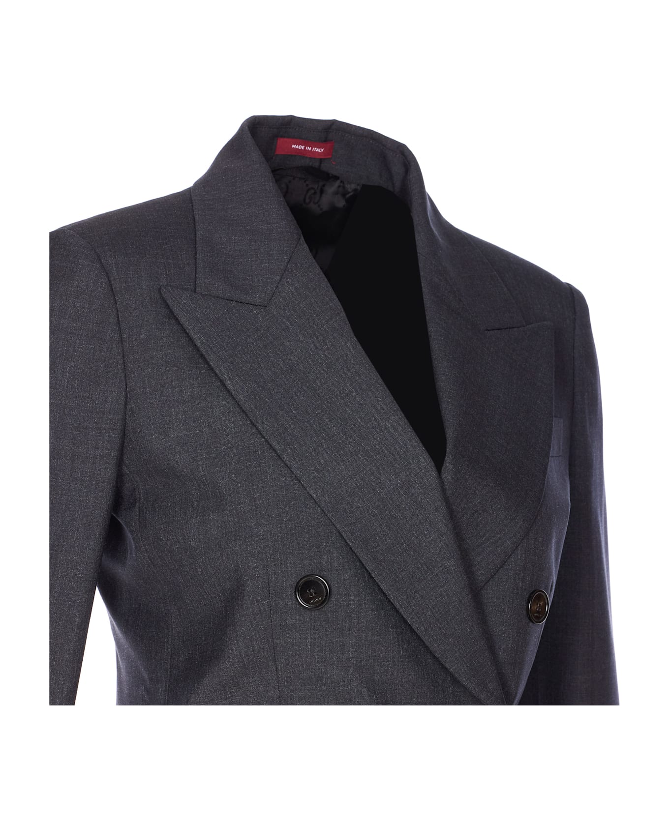 Gucci Double Breasted Jacket - Grey