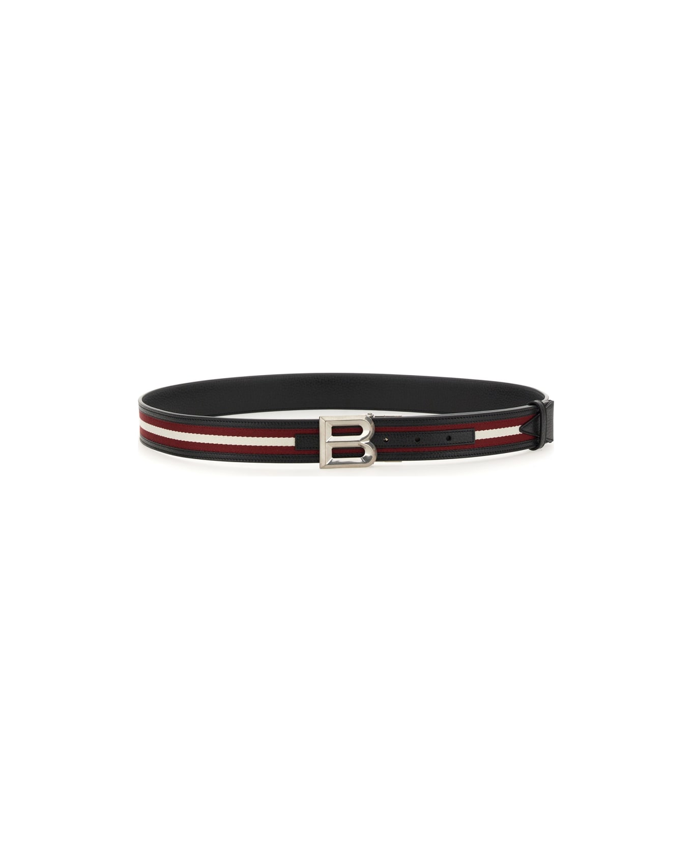 Bally 'b Bold' Belt - BLACKREDBONEPALL