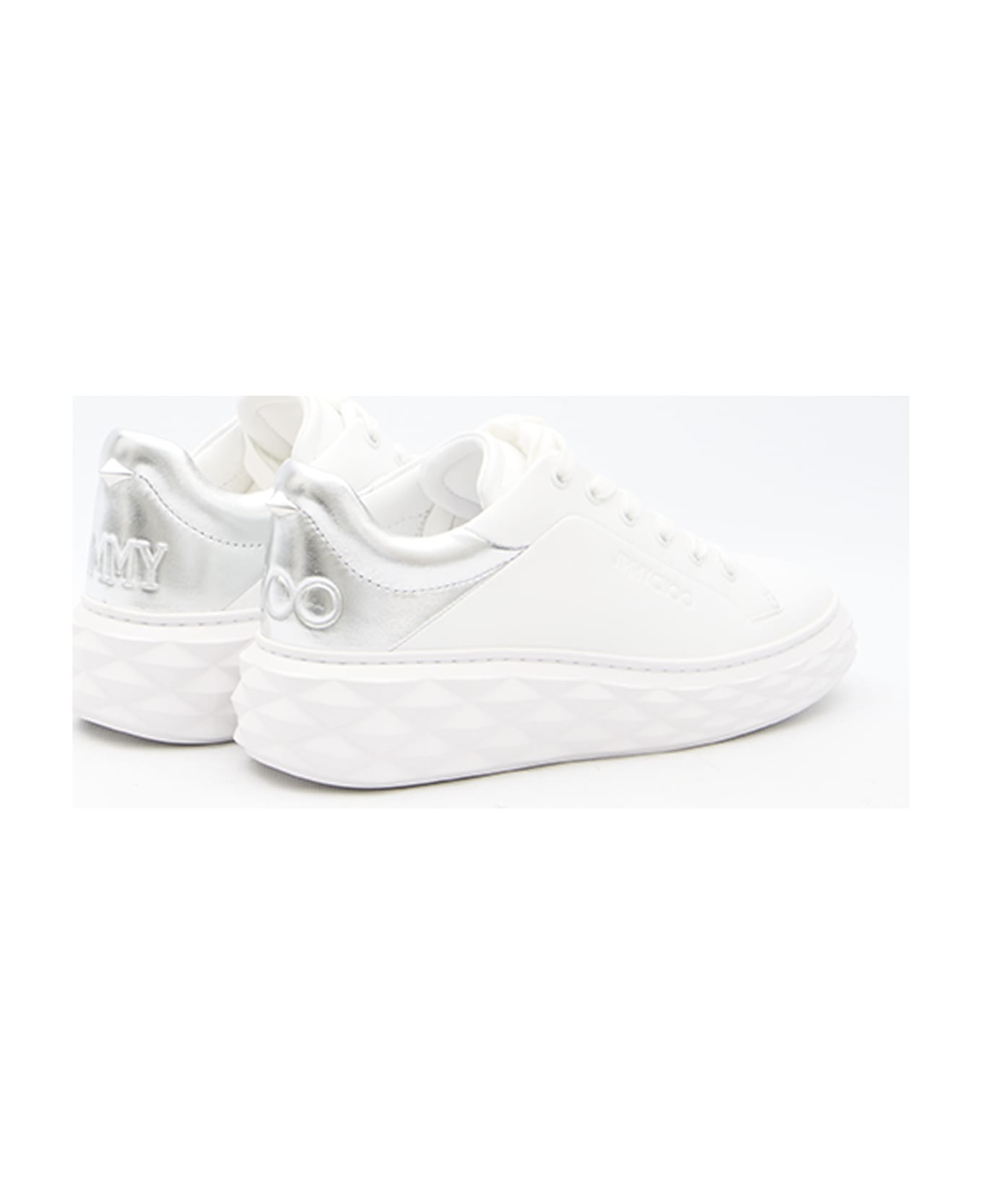 Jimmy Choo Diamond Maxi/f Ii Sneakers - WHITE