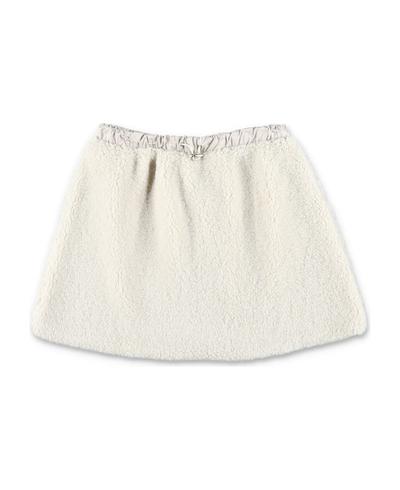 Il Gufo Skirt Teddy - WHITE