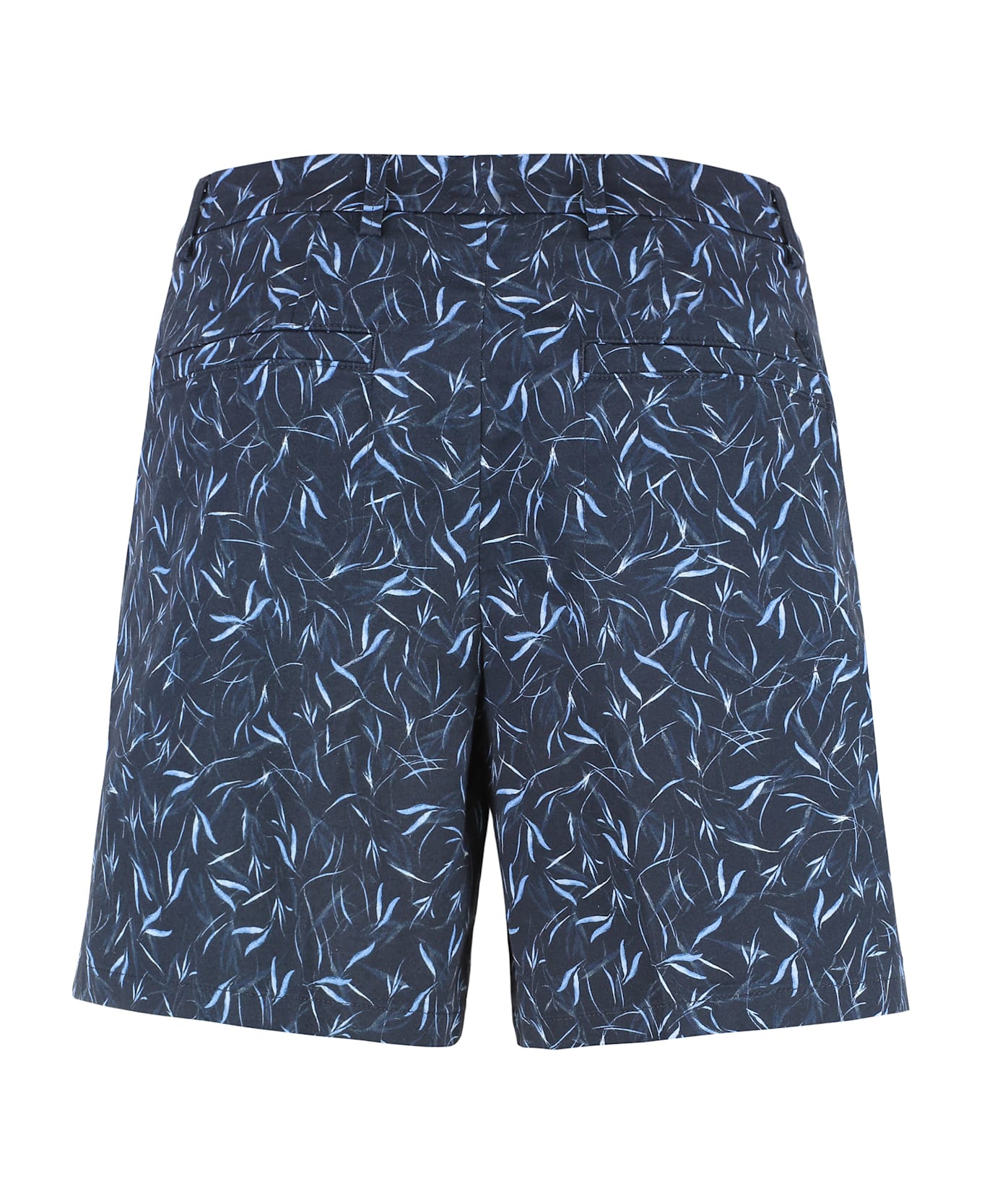 Hugo Boss Cotton Bermuda Shorts - blue