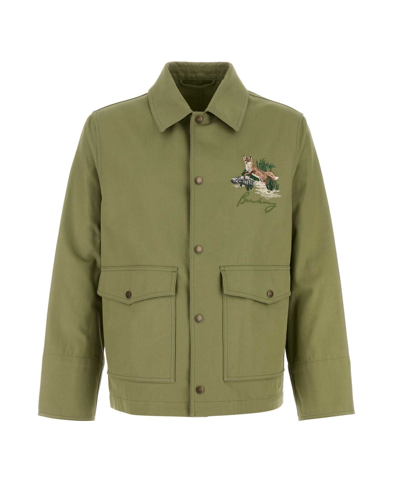 Burberry Green Cotton Jacket - WREATH