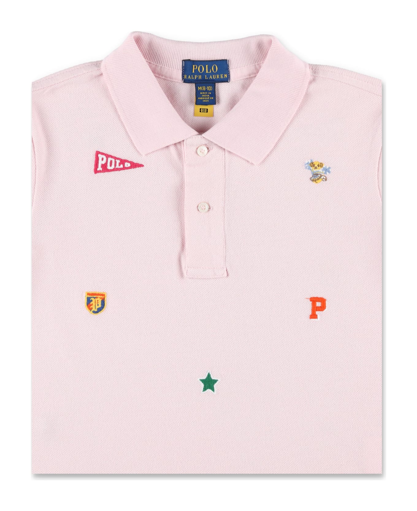 Polo Ralph Lauren Long Sleeves Horses Polo Shirt - PINK