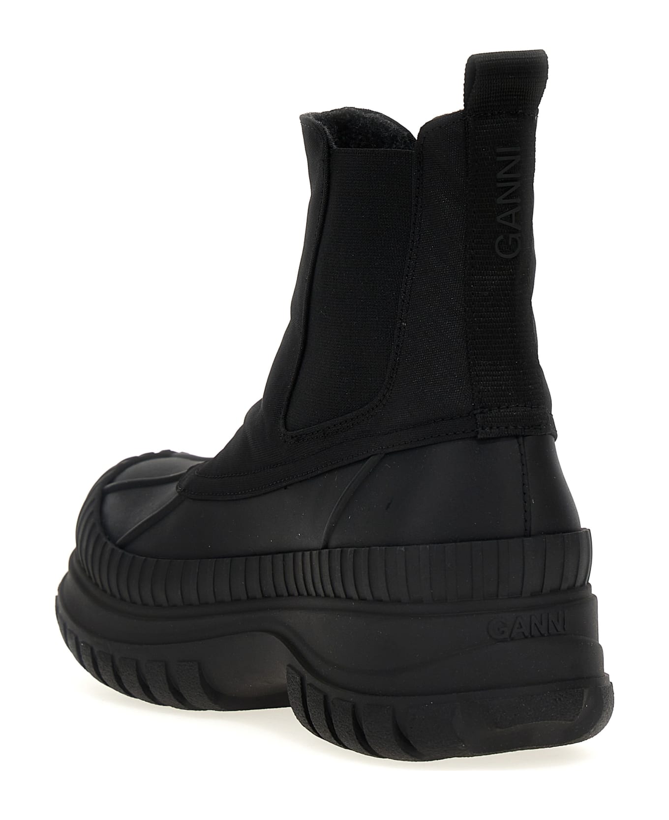 Ganni 'outdoor' Chelsea Boots - Nero