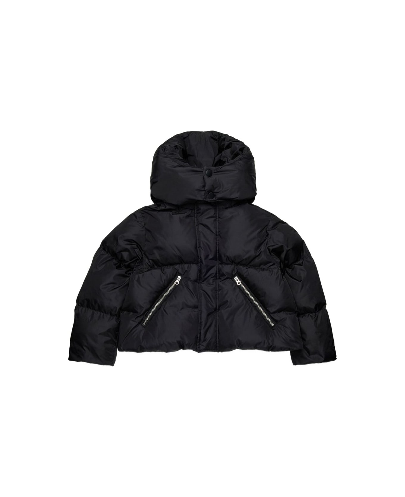 MM6 Maison Margiela Kids Jacket With Numbers Print - Black