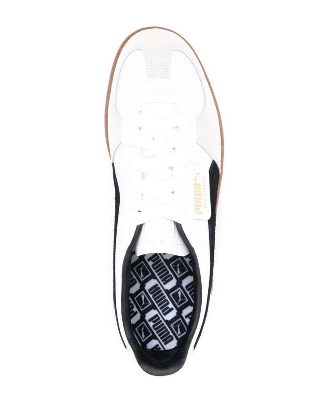 Puma Palermo Lace-up Sneakers - WHITE